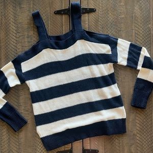 AE cold shoulder knit sweater
